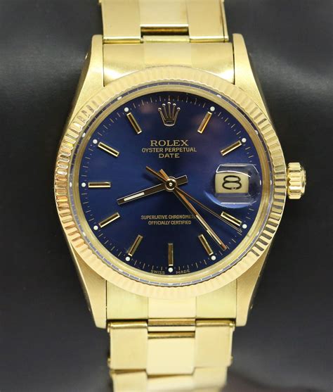 Rolex oyster yellow gold